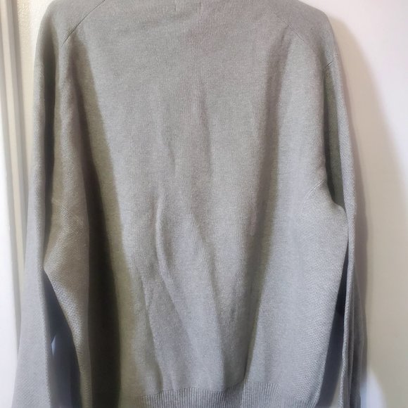 Dockers Men's Cardigan Sweater XL Light Gray - Picture 6 of 6